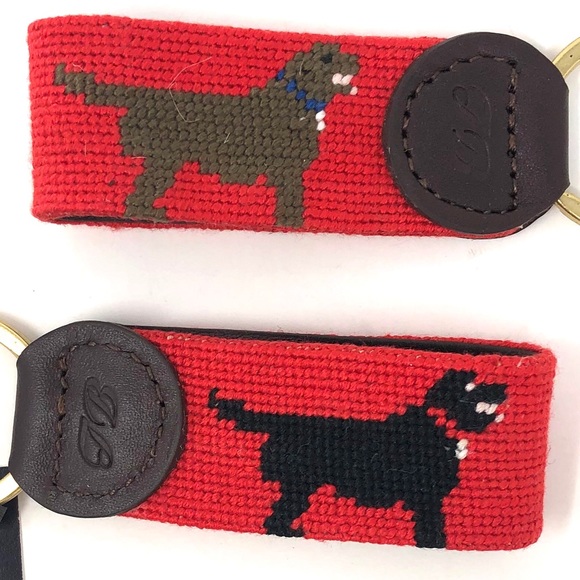 Labrador Retriever Needlepoint Key Fob - Picture 3 of 7